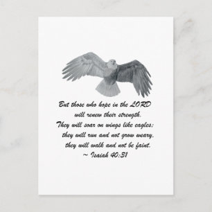 Wir wings like Eagles Postkarte