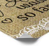 Wir wissen, dass Sie hier sein würden, um ein Gede Poster (Ecke)