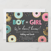 Wir wissen nicht, Junge oder Mädchen Geschlecht of Einladung (Vorderseite)