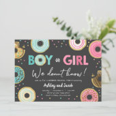 Wir wissen nicht, Junge oder Mädchen Geschlecht of Einladung (Stehend Vorderseite)