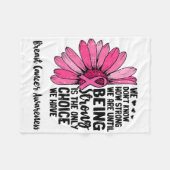 Wir wissen nicht, wie stark wir bis zum Stillstand Fleecedecke (Vorderseite (Horizontal))