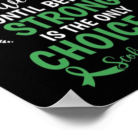 Wir wissen nicht, wie stark wir sind, bis wir star poster (Ecke)