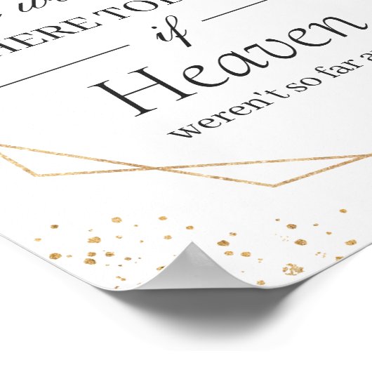 Wir wissen, Sie wären hier Eukalyptus geometric Poster (Ecke)