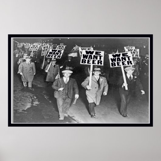 WIR WOLLEN BIER! POSTER (Vorne)