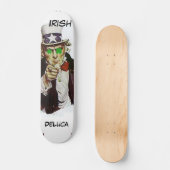 Wir wollen DeLuca Skateboard (Vorderseite)