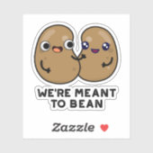 Wir wollen einen Funny Legume Pun besiegen Aufkleber (Blatt)