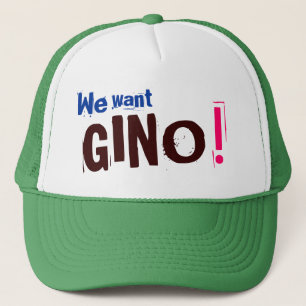 Wir wollen GINO! - Bostonceltics-Hut Truckerkappe