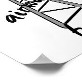 "Wir wollte die Luftwellen zurück" Poster (Ecke)