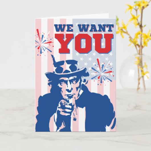 Wir Wollte dir eine lustige Amerikanische Unabhäng Karte (Gelbe Blume)