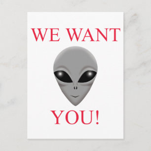 WIR WOLLTE EUCH! POSTKARTE