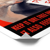 Wir Wollte Ihre Küchenabfälle Schweinefleisch — Zw Poster (Ecke)