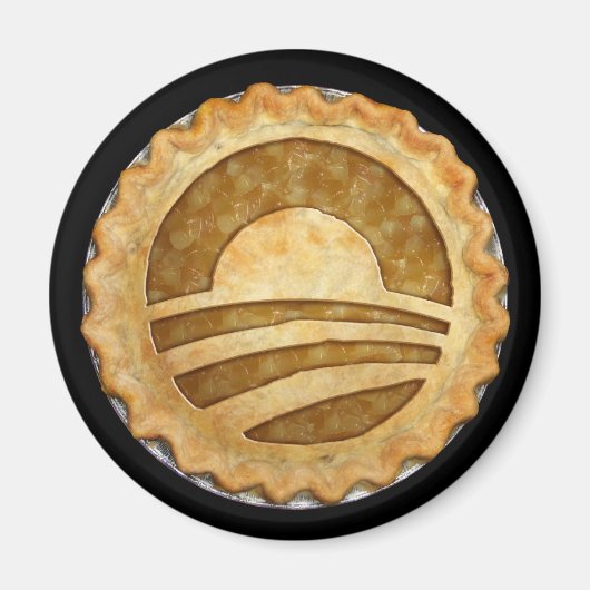 "Wir Wollte Kuchen!" Obama Pie Magnet (Vorne)