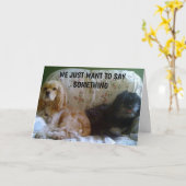 WIR WOLLTE NUR, GLÜCKLICH ZU SAGEN GEBURTSTAG KARTE (Gelbe Blume)