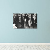 Wir Wollte Prohibition Protest Canvas Print Leinwanddruck (Insitu (Holzboden))