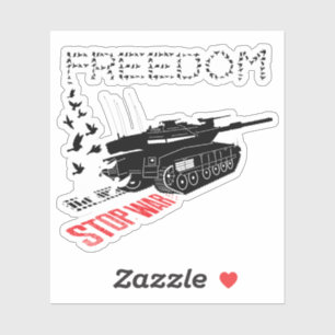 Wir Wollte Weltfrieden und Freiheit, stoppen den K Aufkleber