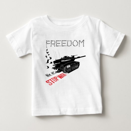 Wir Wollte Weltfrieden und Freiheit, stoppen den K Baby T-shirt (Vorderseite)