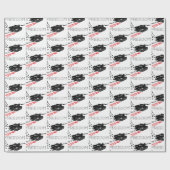 Wir Wollte Weltfrieden und Freiheit, stoppen den K Geschenkpapier (Flach)