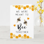 Wir wollten zusammen sein Jahrestag Karte (Gelbe Blume)