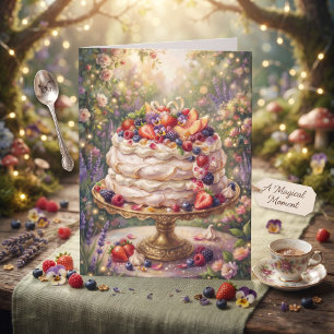 Wir wünschen dir den süßesten Geburtstag Pavlova Karte