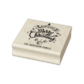 "Wir wünschen dir frohe Weihnachten" Gummistempel (Stempel)