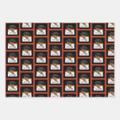 Wir wünschen Euch ein wirklich fliegendes Fischfil Geschenkpapier Set (Vorderseite 3)