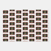 Wir wünschen Euch ein wirklich fliegendes Fischfil Geschenkpapier Set (Vorderseite 2)