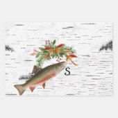 Wir wünschen Euch ein wirklich fliegendes Fischfil Geschenkpapier Set (Vorderseite 3)