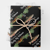 Wir wünschen Euch ein wirklich fliegendes Fischfil Geschenkpapier Set (Beispiel)