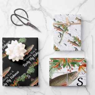 Wir wünschen Euch ein wirklich fliegendes Fischfil Geschenkpapier Set