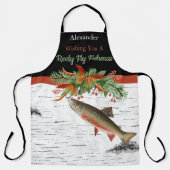 Wir wünschen Euch ein wirklich fliegendes Fischfil Schürze (Vorderseite)