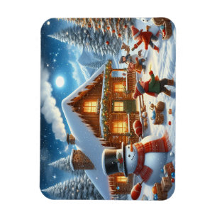 Wir wünschen frohe Weihnachten - O22 Magnet