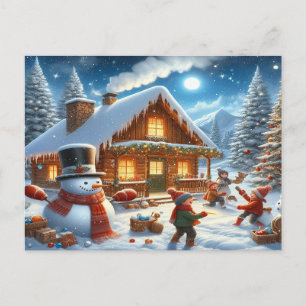 Wir wünschen frohe Weihnachten - O22 Postkarte