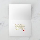 Wir wünschen Ihnen das beste Weihnachten (Innenseite)