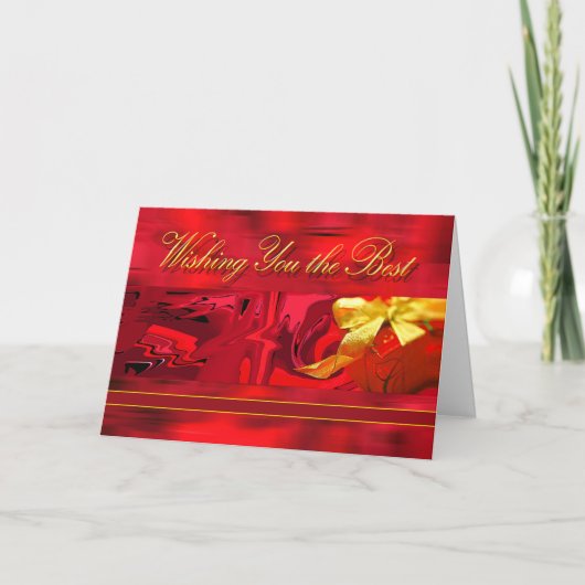 Wir wünschen Ihnen das beste Weihnachten (Vorderseite)