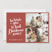 Wir wünschen Ihnen die beste Weihnachtskarte aller Karte (Vorderseite)