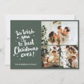 Wir wünschen Ihnen die beste Weihnachtskarte aller Karte (Vorderseite)