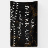 Wir wünschen Ihnen ein frohes neues Jahr Lights Go Banner (Vertikal)