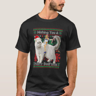Wir wünschen Ihnen ein frohes Swiftmas hässliches T-Shirt