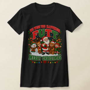Wir wünschen Ihnen ein frohes und glückliches Froh T-Shirt