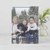 Wir wünschen Ihnen ein frohes Weihnachten Vertikal (Stehend Vorderseite)