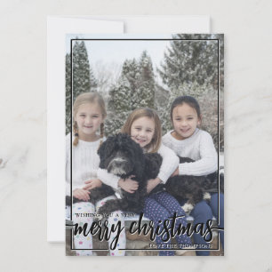 Wir wünschen Ihnen ein frohes Weihnachten Vertikal