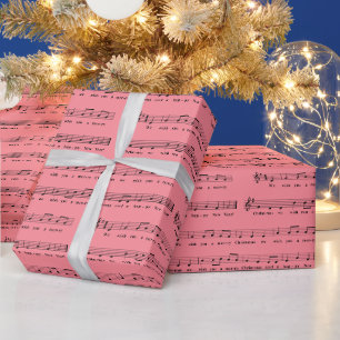 Wir wünschen Ihnen ein frohes Weihnachts-Musical R Geschenkpapier