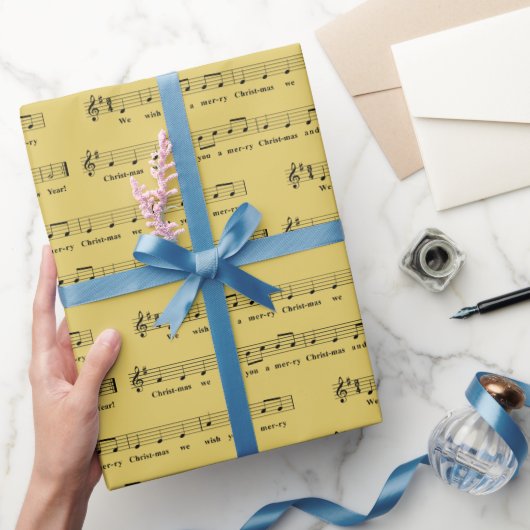 Wir wünschen Ihnen ein frohes Weihnachts-Musical-S Geschenkpapier (Schenken)