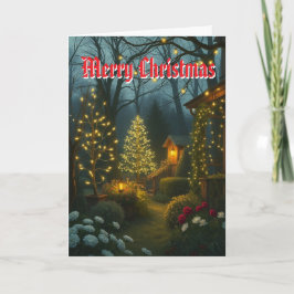 Wir wünschen Ihnen ein frohes Weihnachtsfest Feiertagskarte