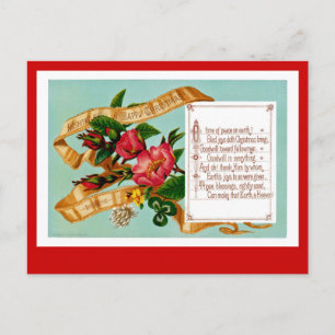 Wir wünschen Ihnen ein frohes Weihnachtsfest Feiertagspostkarte