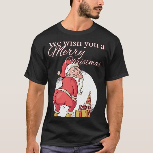Wir wünschen Ihnen ein frohes Weihnachtsfest im ne T-Shirt (Vorderseite)