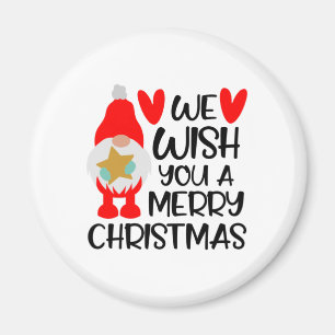 Wir wünschen Ihnen ein frohes Weihnachtsfest Magnet