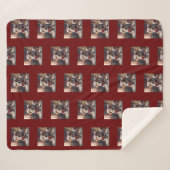 Wir wünschen Ihnen ein frohes Weihnachtsfest mit n Sherpadecke (Vorderseite (Horizontal))