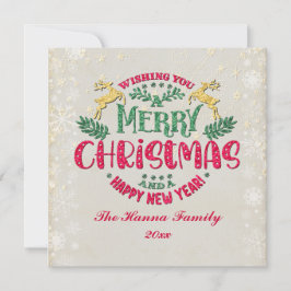 Wir wünschen Ihnen ein frohes Weihnachtsfest und e Einladung