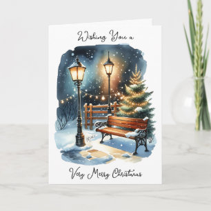 Wir wünschen Ihnen ein frohes Weihnachtsfest und e Karte